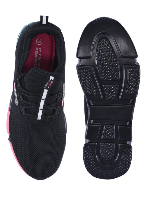 ALEXA Black Women's Running Shoes